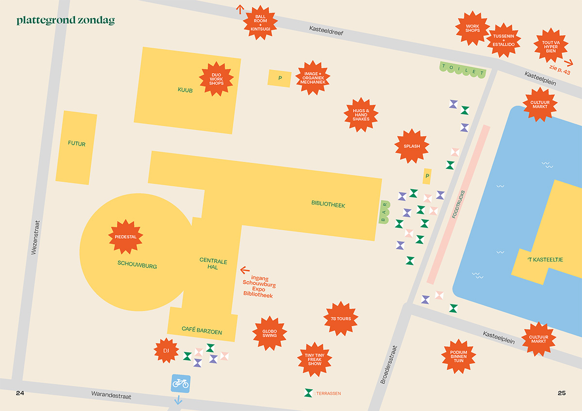 plattegrond PDC zondag