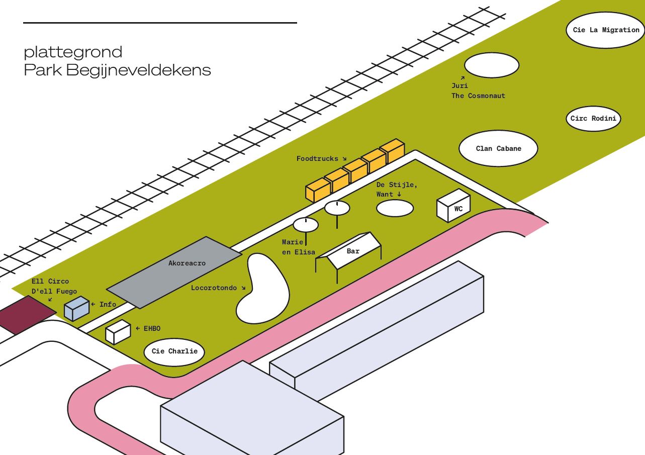 Park Begijenveldekens plattegrond