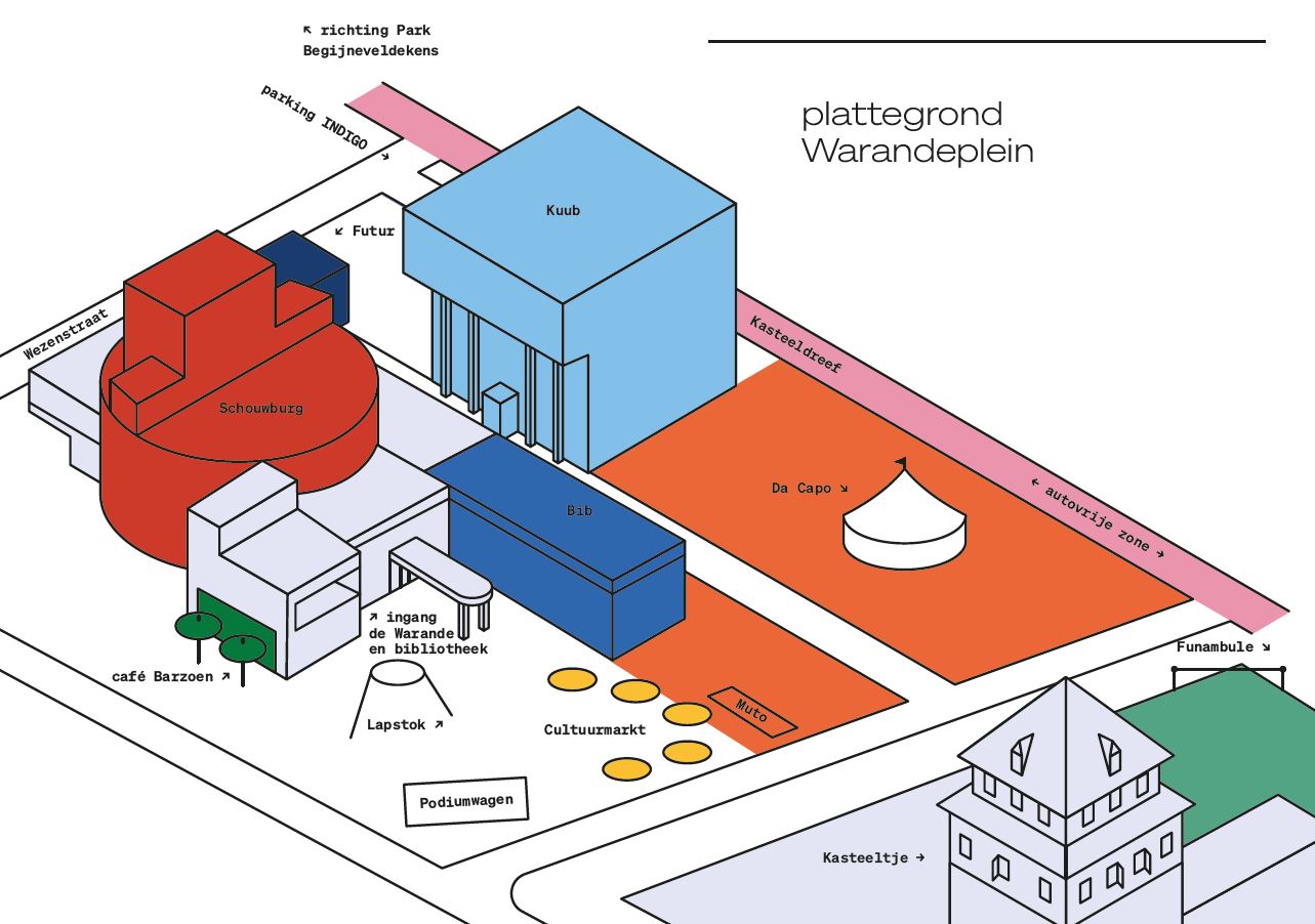 plattegrond Warandesite